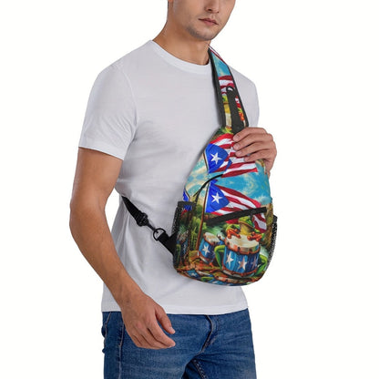 Sling Bag – Polyester, Foldable, Large Capacity, for Travel – detail view 7