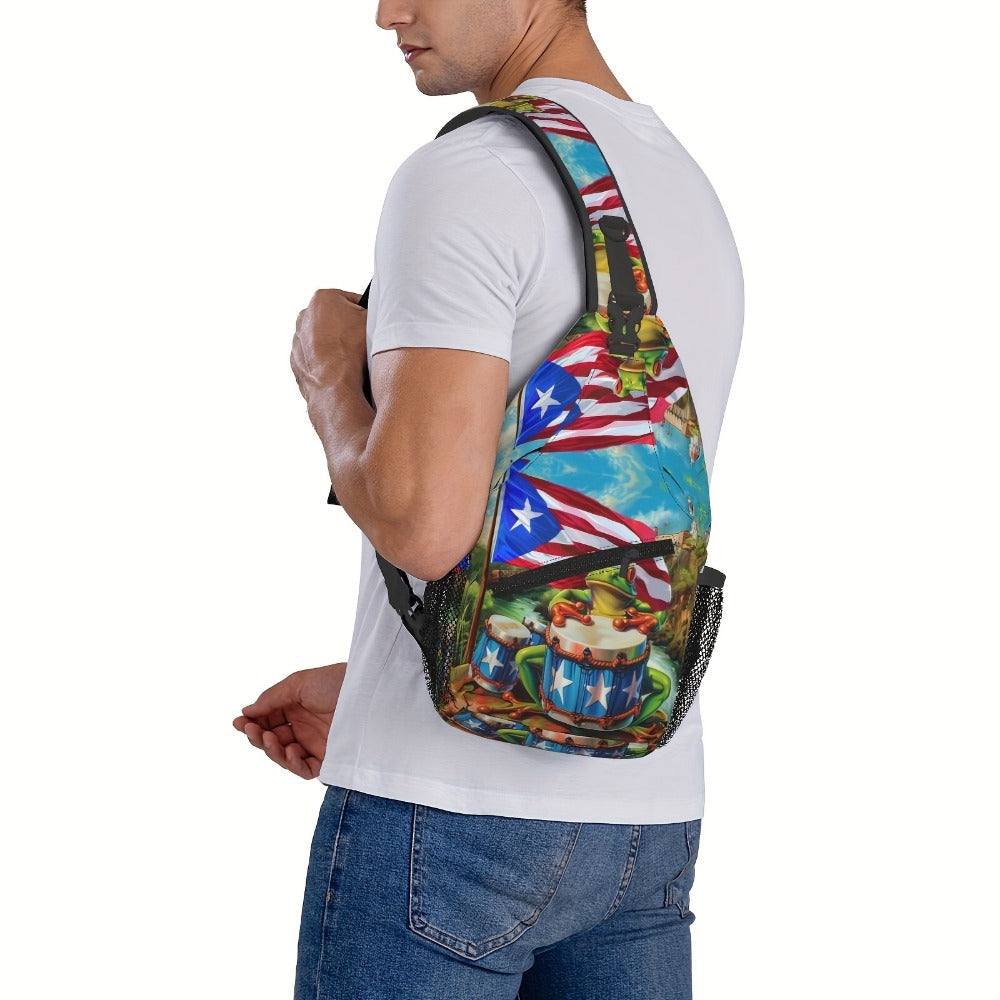 Sling Bag – Polyester, Foldable, Large Capacity, for Travel – detail view 8