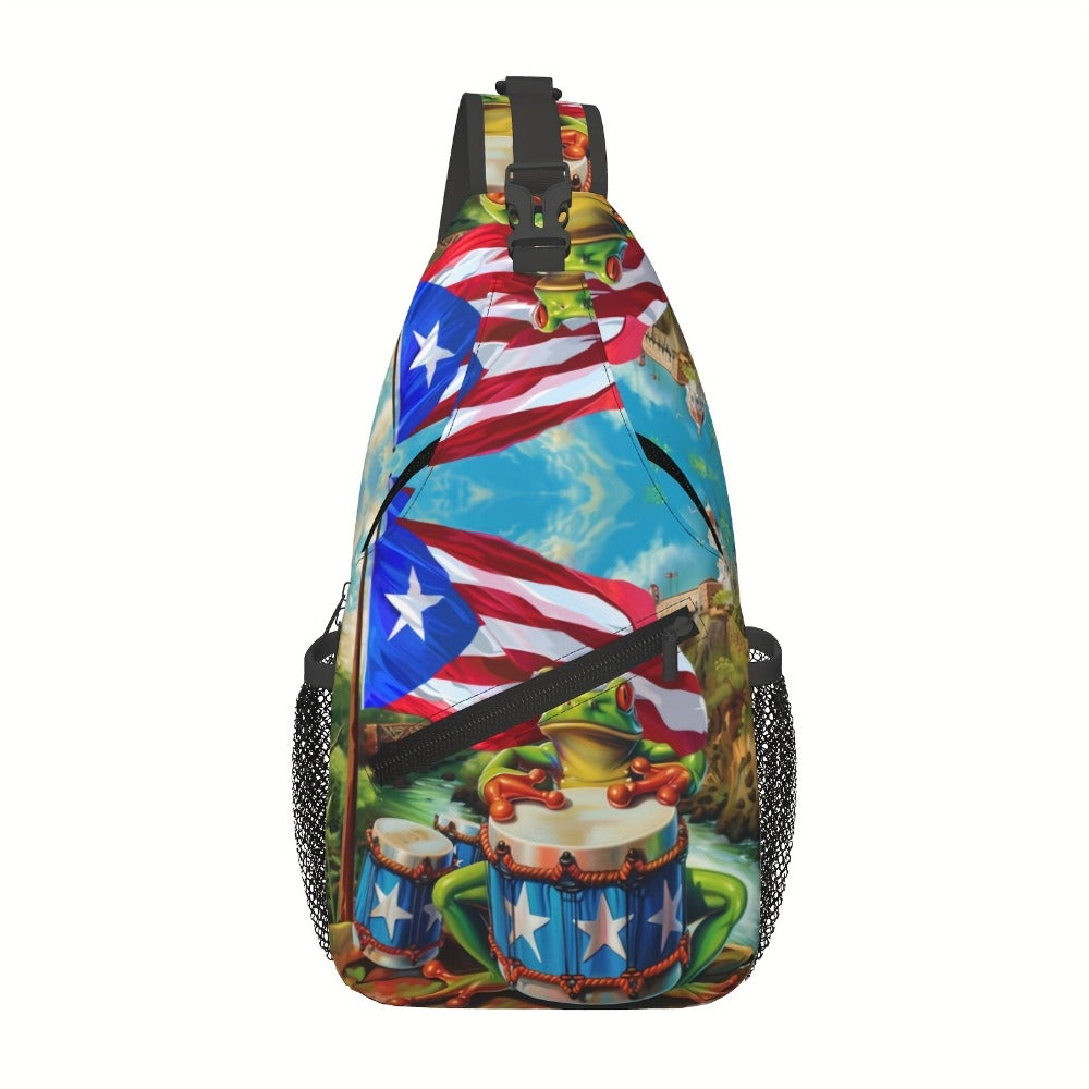 Sling Bag – Polyester, Foldable, Large Capacity, for Travel – front view