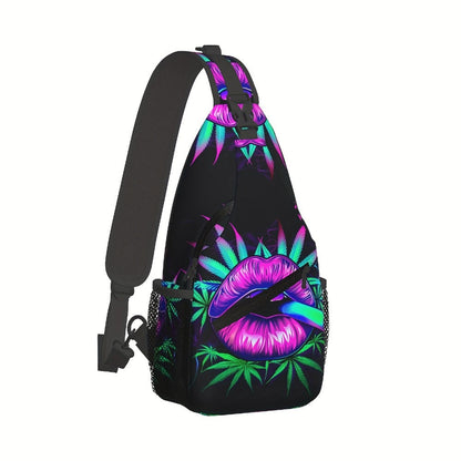 Sling Bag – Polyester, Large Capacity, for Travel & School – alternate view