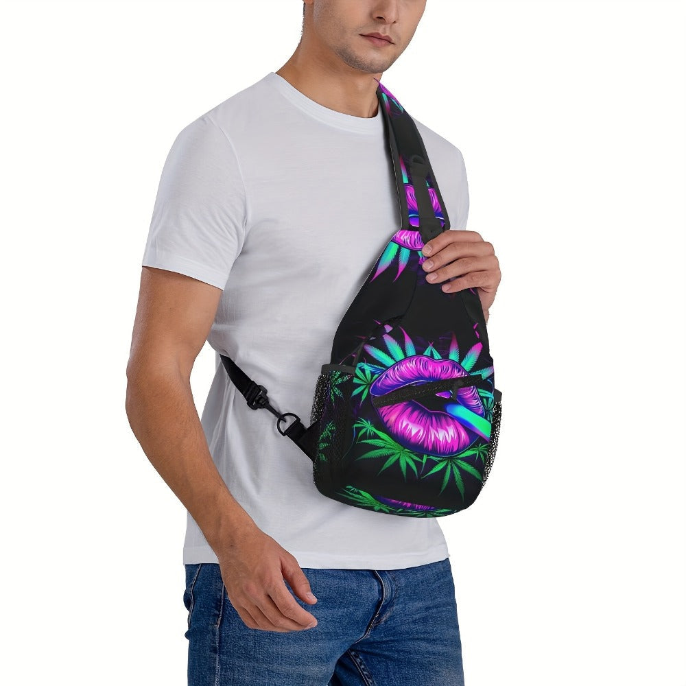 Sling Bag – Polyester, Large Capacity, for Travel & School – detail view 6