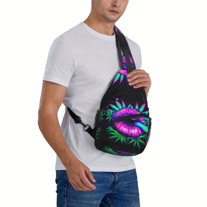 Sling Bag – Polyester, Large Capacity, for Travel & School – detail view 6