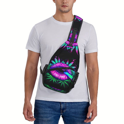 Sling Bag – Polyester, Large Capacity, for Travel & School – detail view 7