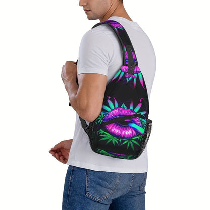 Sling Bag – Polyester, Large Capacity, for Travel & School – detail view 8