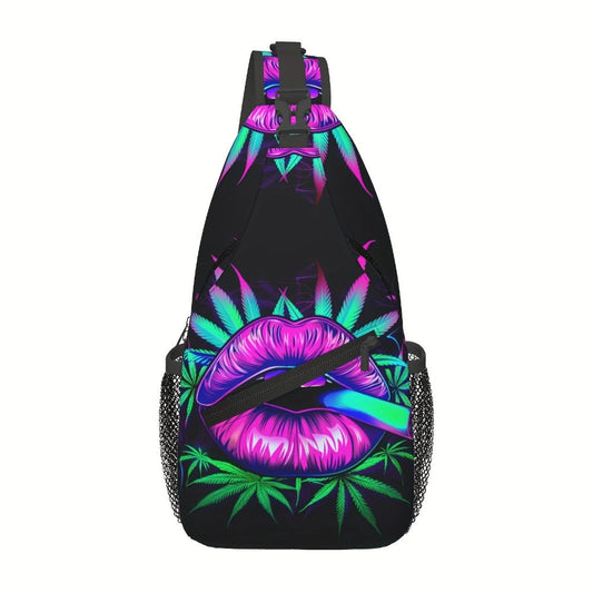 Sling Bag – Polyester, Large Capacity, for Travel & School – front view