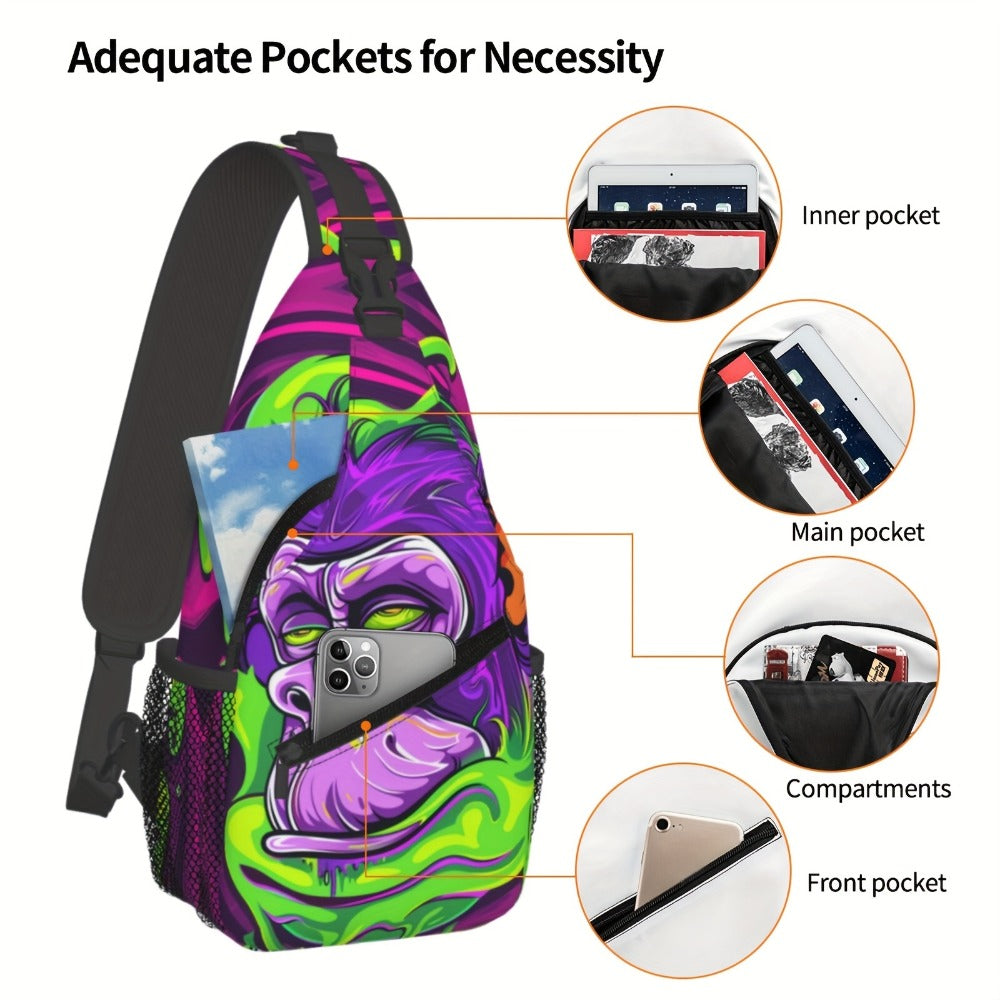 Sling Bag – Polyester, Large Capacity, for Travel – detail view 5