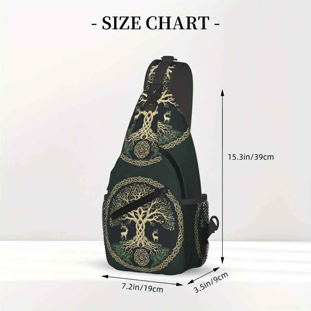 Sling Bag – Polyester, Large Capacity, Foldable, for Travel & Work – detail view 2