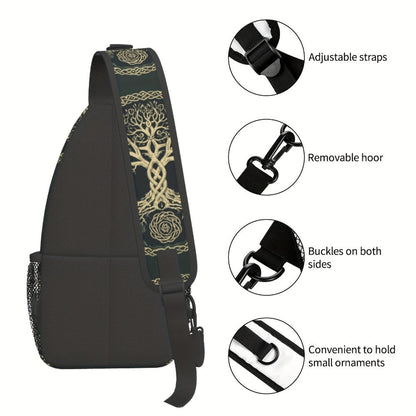Sling Bag – Polyester, Large Capacity, Foldable, for Travel & Work – detail view 5