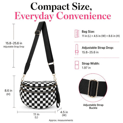 Sling Bag – PU Leather, Adjustable Strap, for Everyday Use – detail view 13