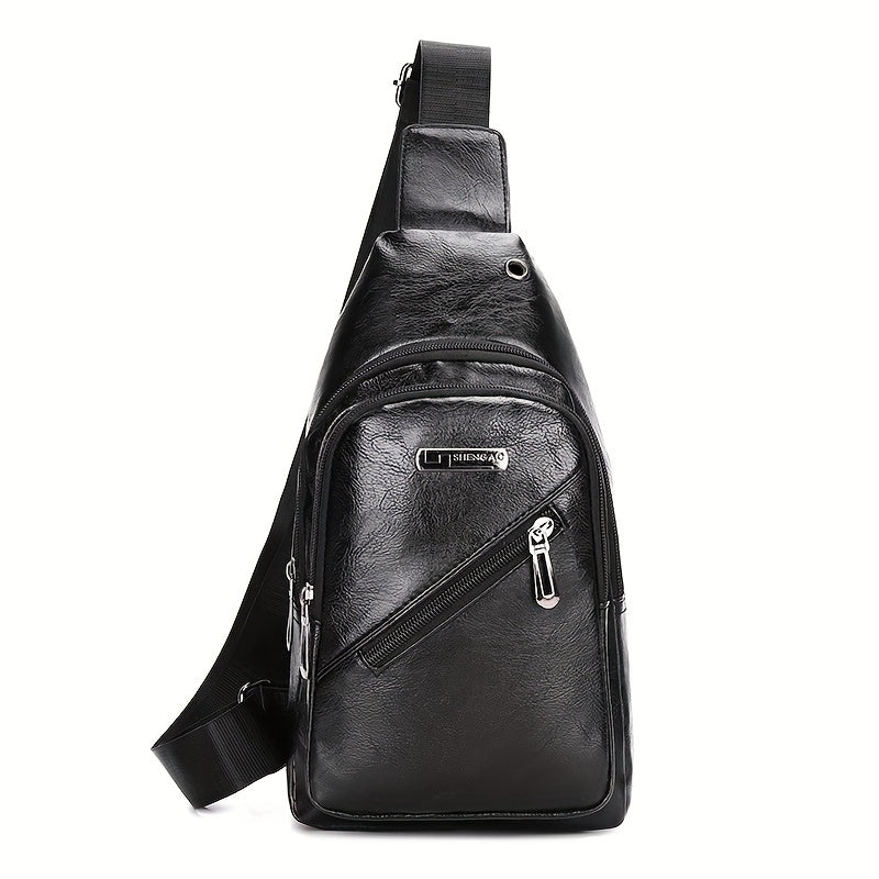 Sling Bag – PU Leather, Large Capacity, for Travel & Everyday Use – front view - product view 10