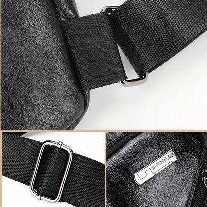 Sling Bag – PU Leather, Large Capacity, for Travel & Everyday Use – detail view 4