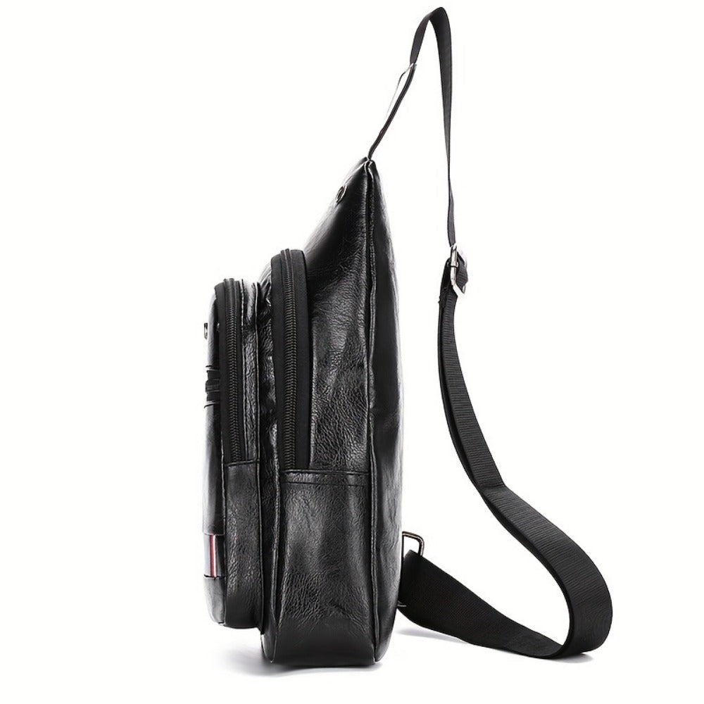 Sling Bag – PU Leather, Large Capacity, for Travel & Everyday Use – detail view 7