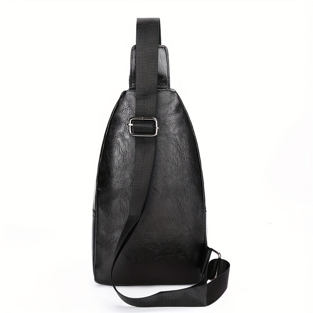 Sling Bag – PU Leather, Large Capacity, for Travel & Everyday Use – detail view 8