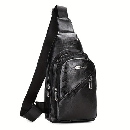 Sling Bag – PU Leather, Large Capacity, for Travel & Everyday Use – detail view 9