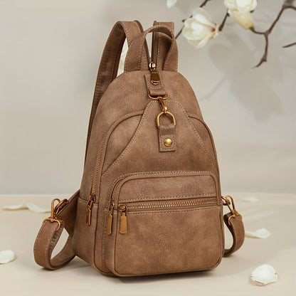 Sling Bag – PU Leather, Multi-Pocket, Adjustable Strap, for Travel & Everyday Use – detail view 18