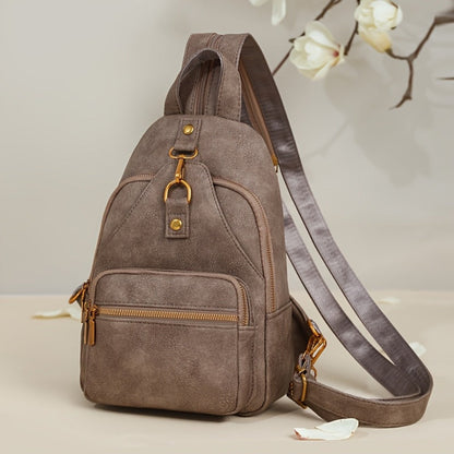 Sling Bag – PU Leather, Multi-Pocket, Adjustable Strap, for Travel & Everyday Use – detail view 16