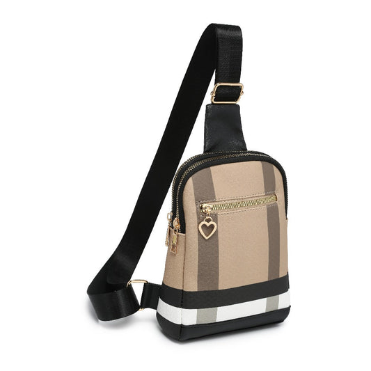Sling Bag – 4 Colors, PU Leather, Multi Pocket, for Work – alternate view