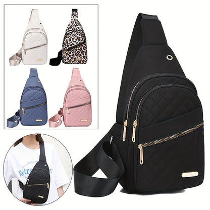 Sling Bag – Quilted, Lightweight, for Travel & Everyday Use – front view