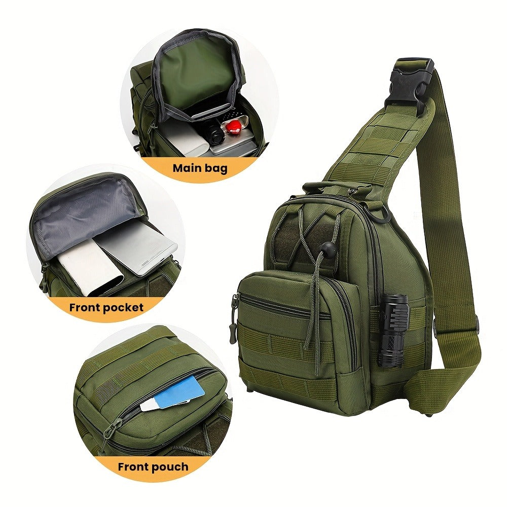 Sling Bag – Tactical Chest Molle System Multi – detail view 15