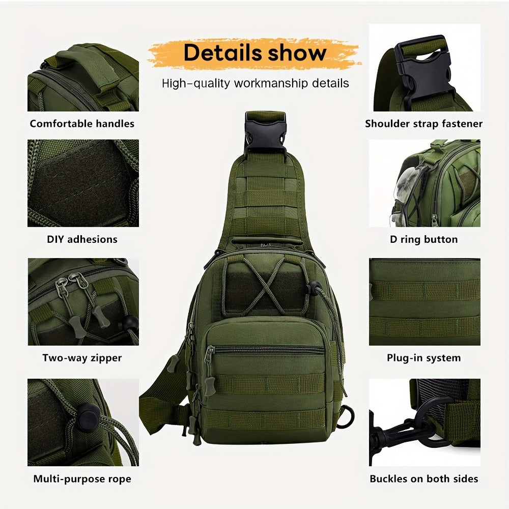 Sling Bag – Tactical Chest Molle System Multi – detail view 18