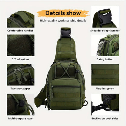 Sling Bag – Tactical Chest Molle System Multi – detail view 18