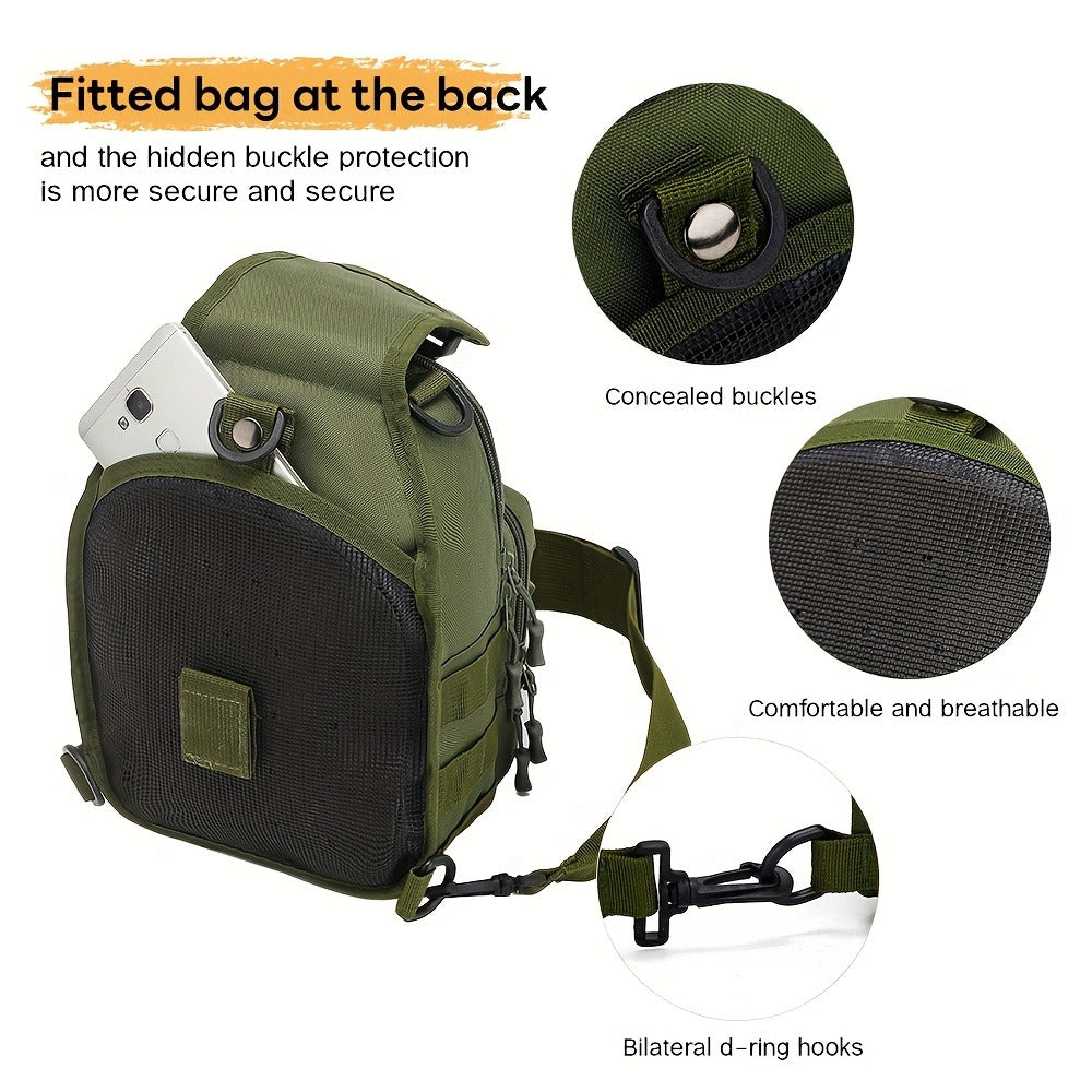 Sling Bag – Tactical Chest Molle System Multi – detail view 11