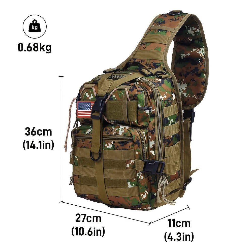 Sling Bag – for Travel & Everyday Use, Outdoor Sling Sports Tactical Hiking – detail view 3