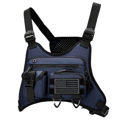 Sling Bag – for Travel & Work, Tactical Sports Chest Hollowed Out – detail view 7