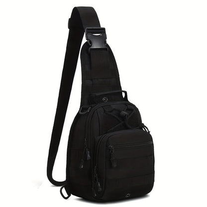 Sling Bag – for Travel, Oxford Cloth Chest Phone Pocket – detail view 3