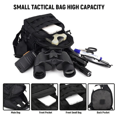 Sling Bag – for Travel, Oxford Cloth Chest Phone Pocket – detail view 15