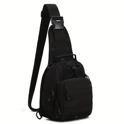 Sling Bag – for Travel, Oxford Cloth Chest Phone Pocket – detail view 16