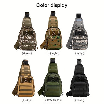 Sling Bag – for Travel, Oxford Cloth Chest Phone Pocket – detail view 25