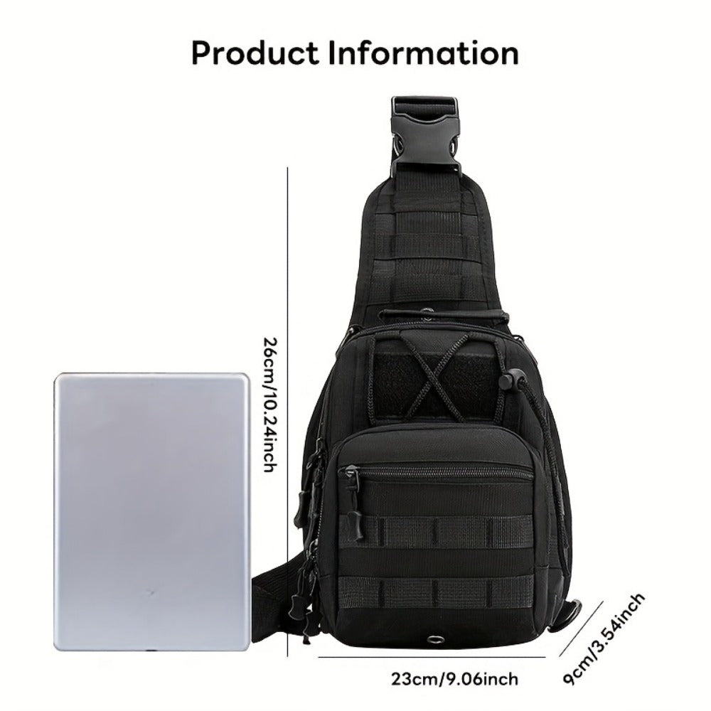 Sling Bag – for Travel, Oxford Cloth Chest Phone Pocket – detail view 26