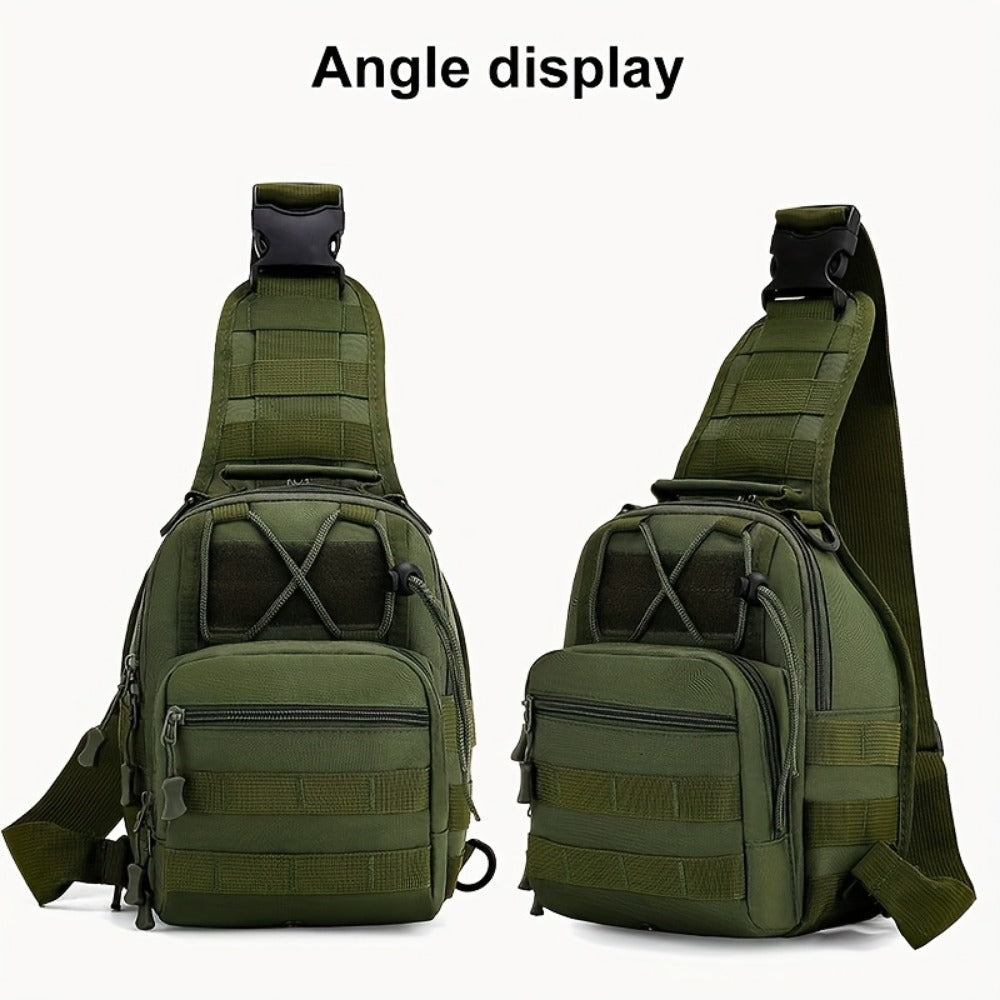 Sling Bag – for Travel, Oxford Cloth Chest Phone Pocket – detail view 27