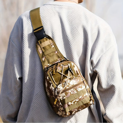 Sling Bag – for Travel, Oxford Cloth Chest Phone Pocket – detail view 35