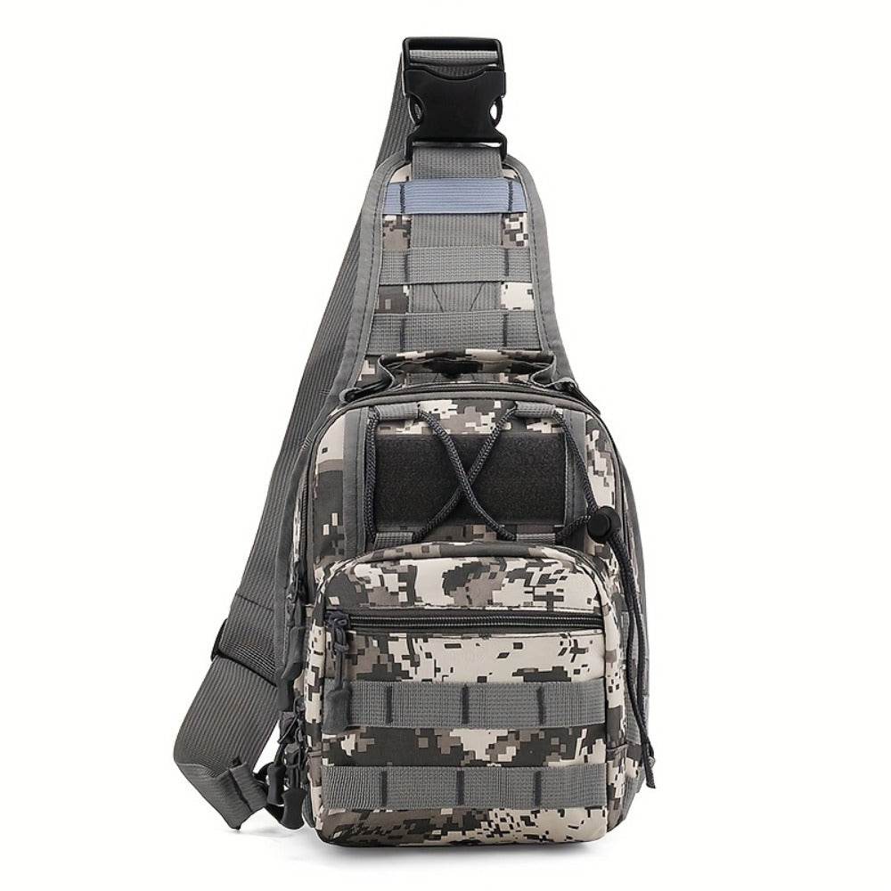 Sling Bag – for Travel, Oxford Cloth Chest Phone Pocket – detail view 12