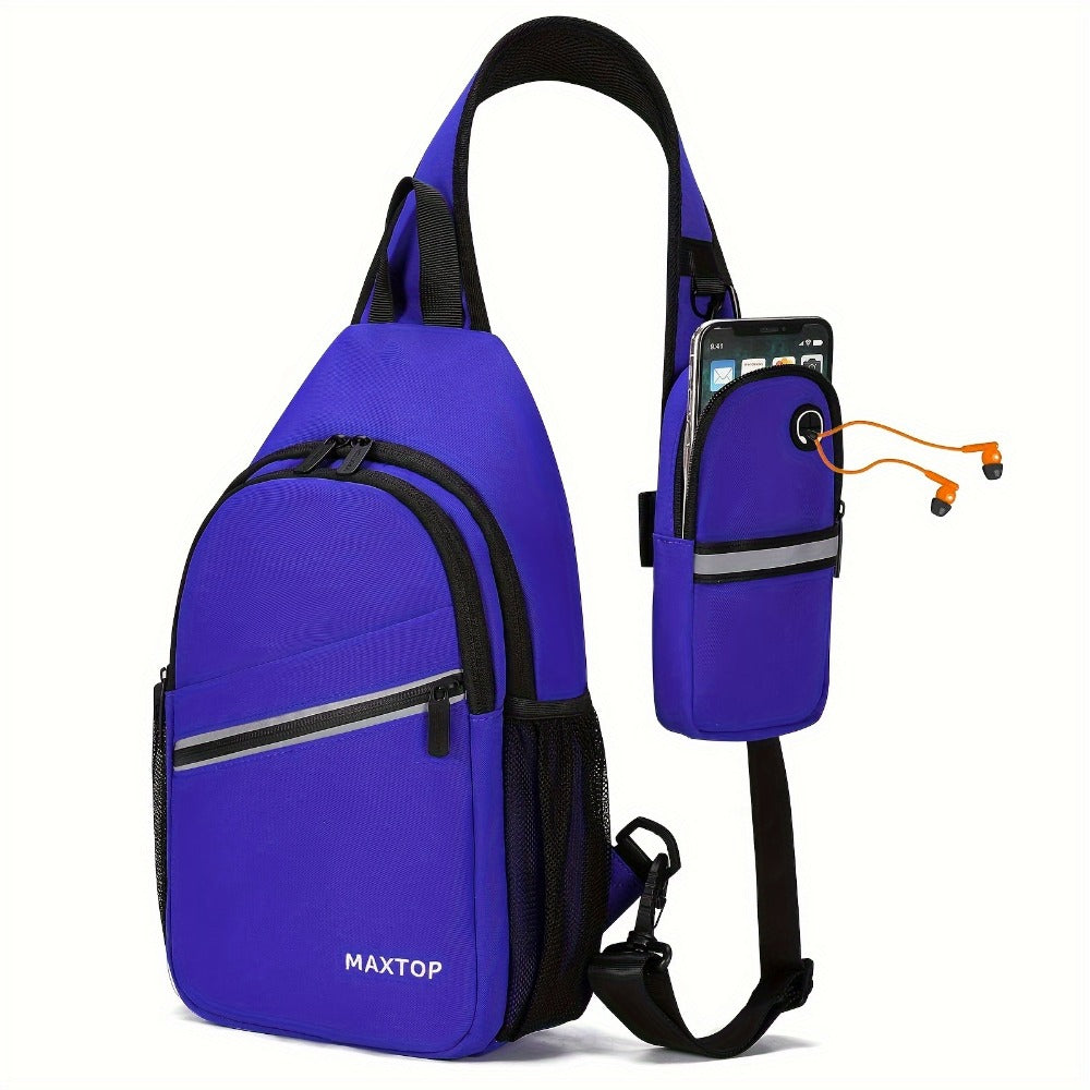 Sling Bag – for Travel, Sling Detachable Phone Pouch Hiking – detail view 14