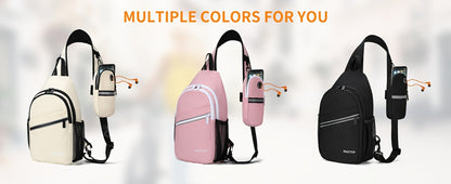 Sling Bag – for Travel, Sling Detachable Phone Pouch Hiking – detail view 16