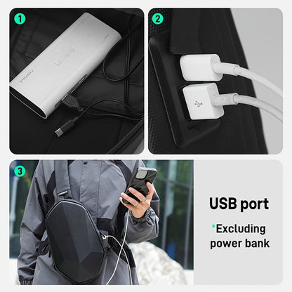 Sling Bag – USB Charging, for Travel & Everyday Use – detail view 11