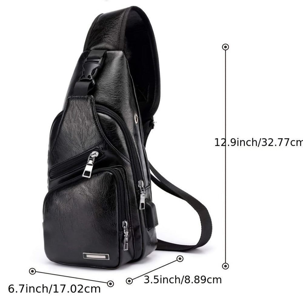 Sling Bag – USB Charging, Lightweight, for Travel – detail view 5