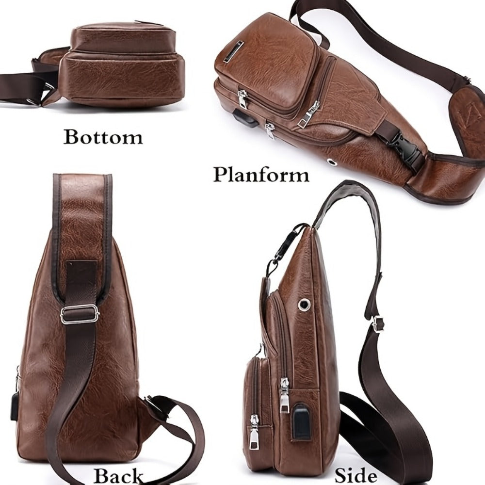 Sling Bag – USB Charging, Lightweight, for Travel – detail view 9