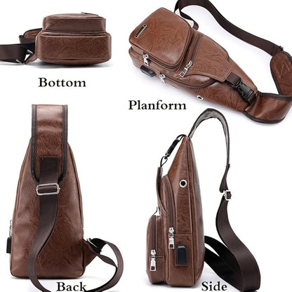 Sling Bag – USB Charging, Lightweight, for Travel – detail view 9