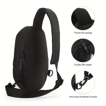 Sling Bag – USB Charging, Waterproof, for Work – detail view 11