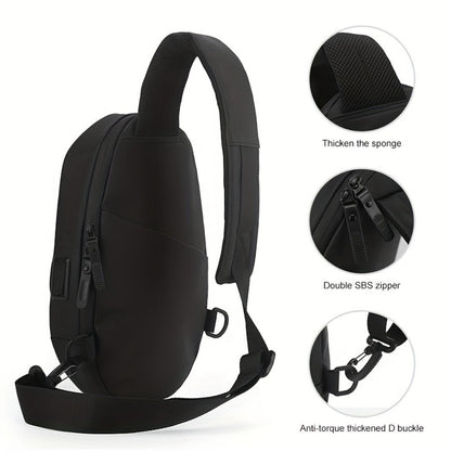 Sling Bag – USB Charging, Waterproof, for Work – detail view 18