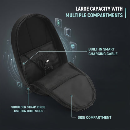 Sling Bag – USB Charging, Waterproof, for Work – detail view 19