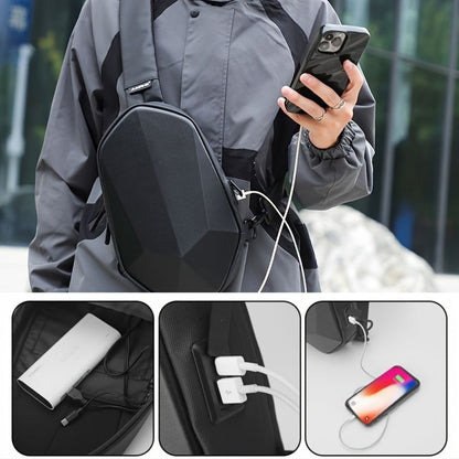 Sling Bag – USB Charging, Waterproof, for Work – detail view 9