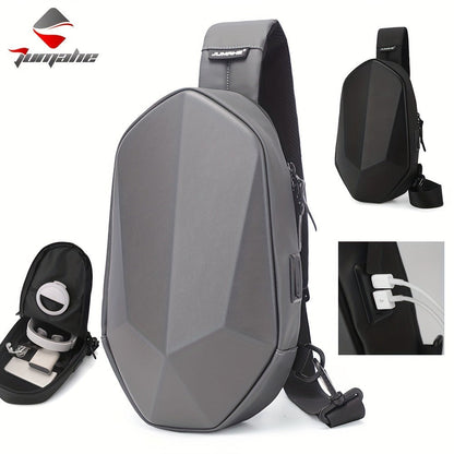 Sling Bag – USB Charging, Waterproof, for Work – front view