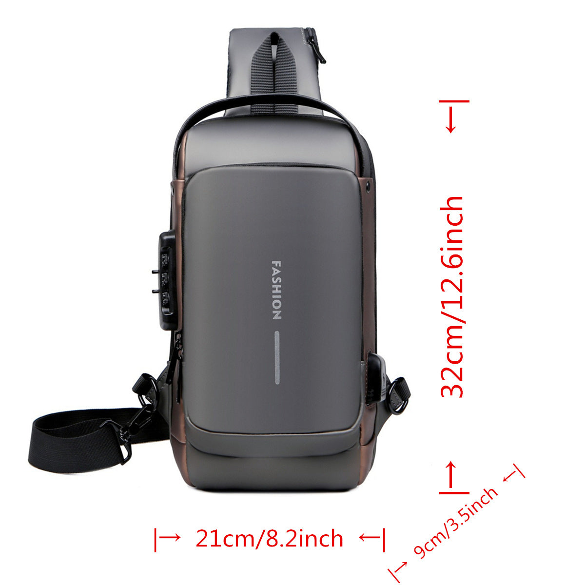 Sling Bag – Waterproof, Anti-Theft, for Travel & Everyday Use – detail view 10