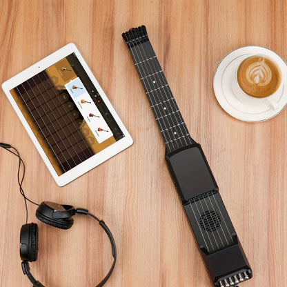 Smart Electric Guitar with Chord Practice, MIDI, LCD Screen and Speaker detail image - detail view 3