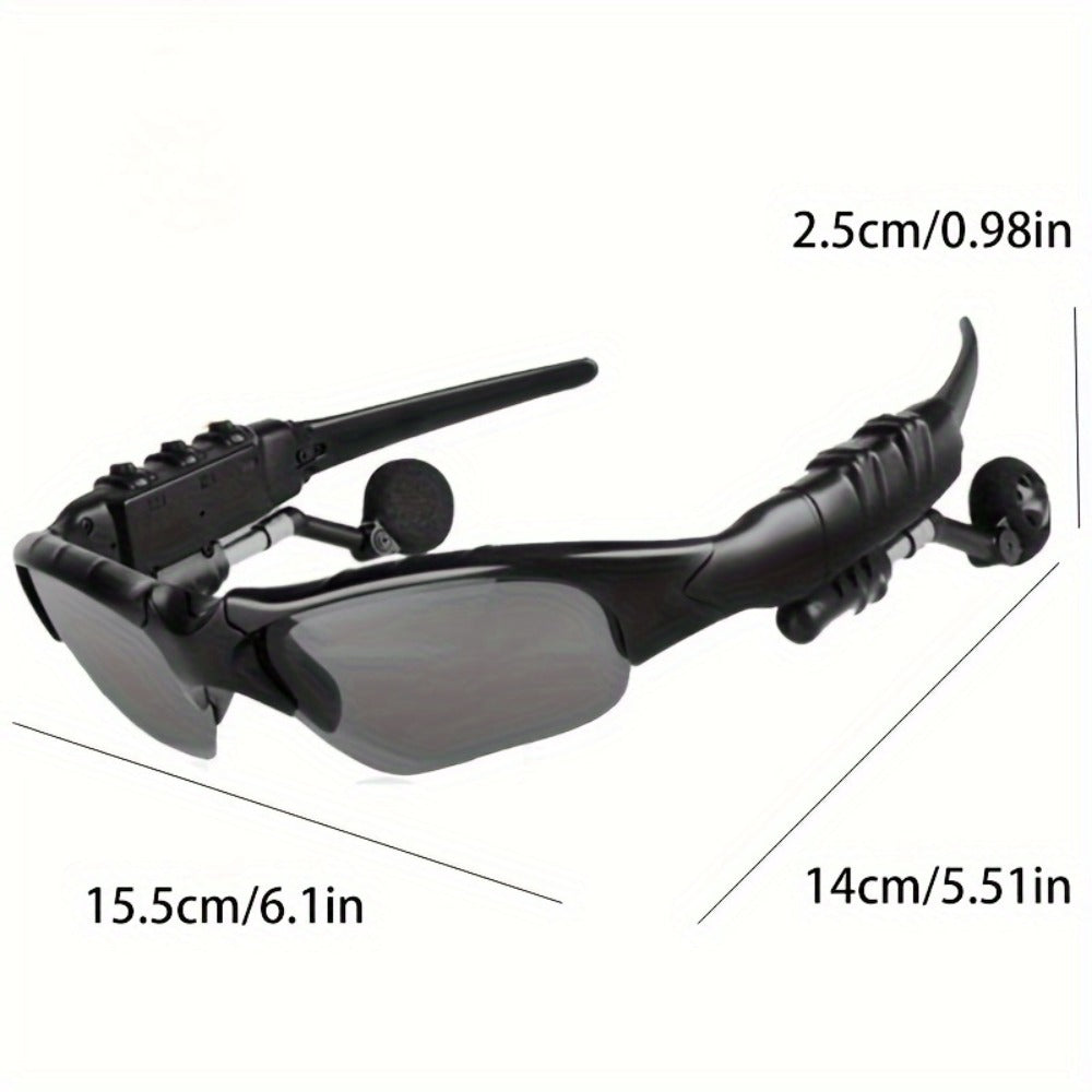 Smart Glasses - Bluetooth Wireless Headphones - Open Ear Audio Hands-Free Calls Music - product detail view 2